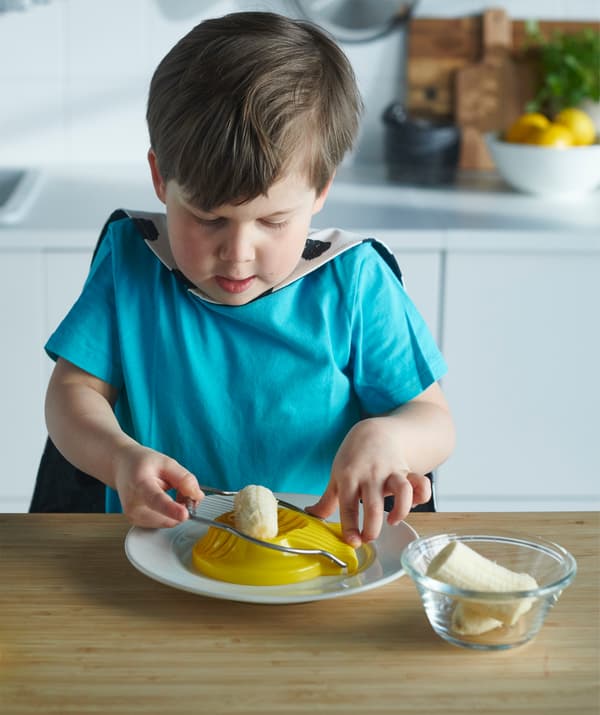 Use your egg slicer to chop all kinds of goodness, like bananas for yogurt. No knives needed.