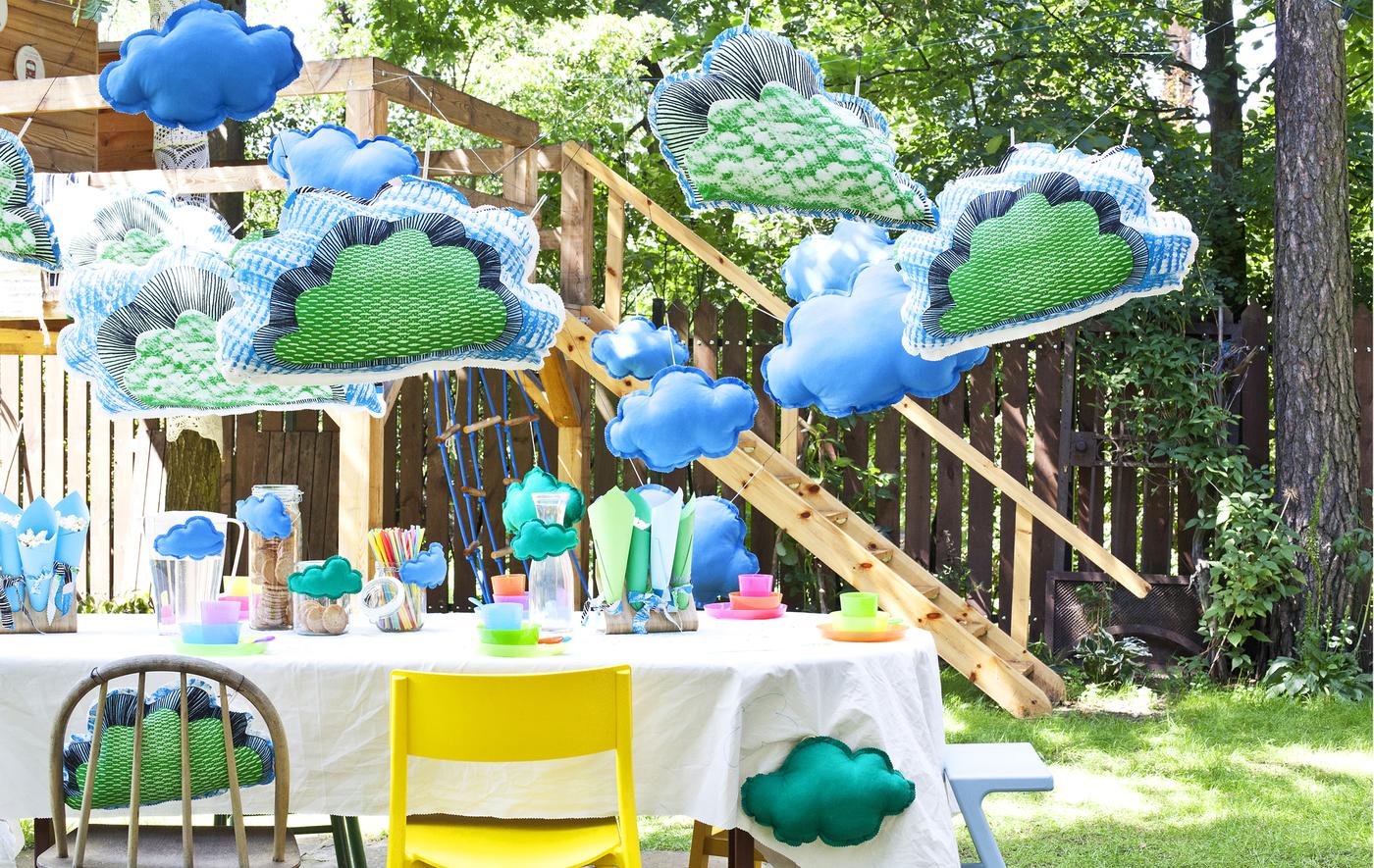 Utilisez du tissu à motifs pour définir le thème 