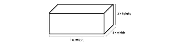 Vector image of a package.