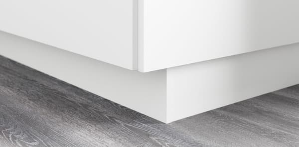 VEDDINGE white cover panel and toe kick