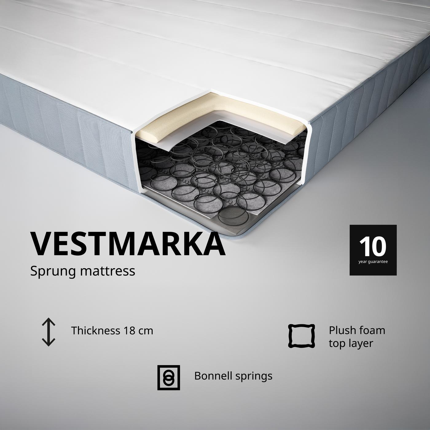 VESTMARKA Mattress Thickness 18 cm