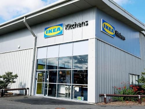View of the front of the IKEA Preston plan and order point