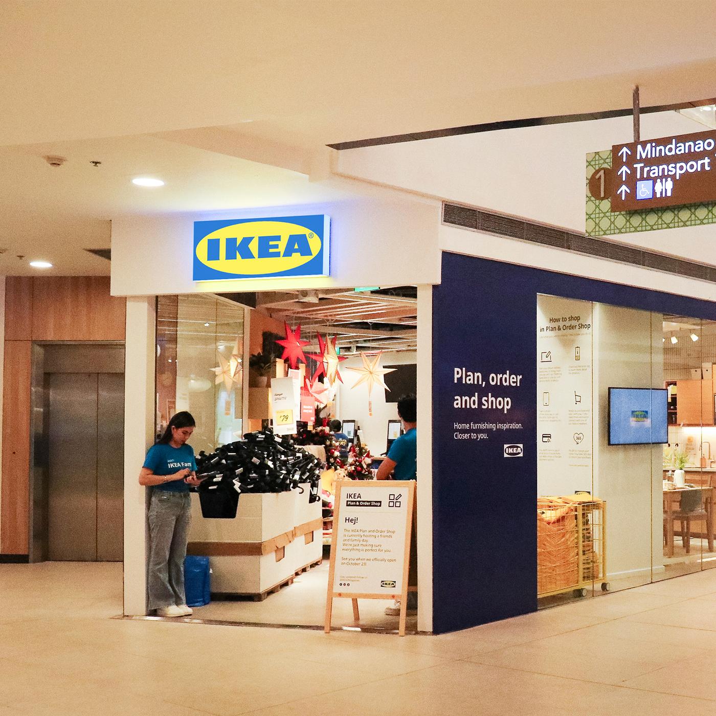 Visit our new IKEA Quezon City Plan and Order Shop in Trinoma, where you can plan your space, order the full IKEA range, shop immediate takeaways, and collect your orders as well. 