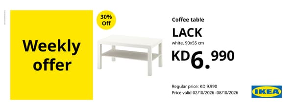 Weekl y offers