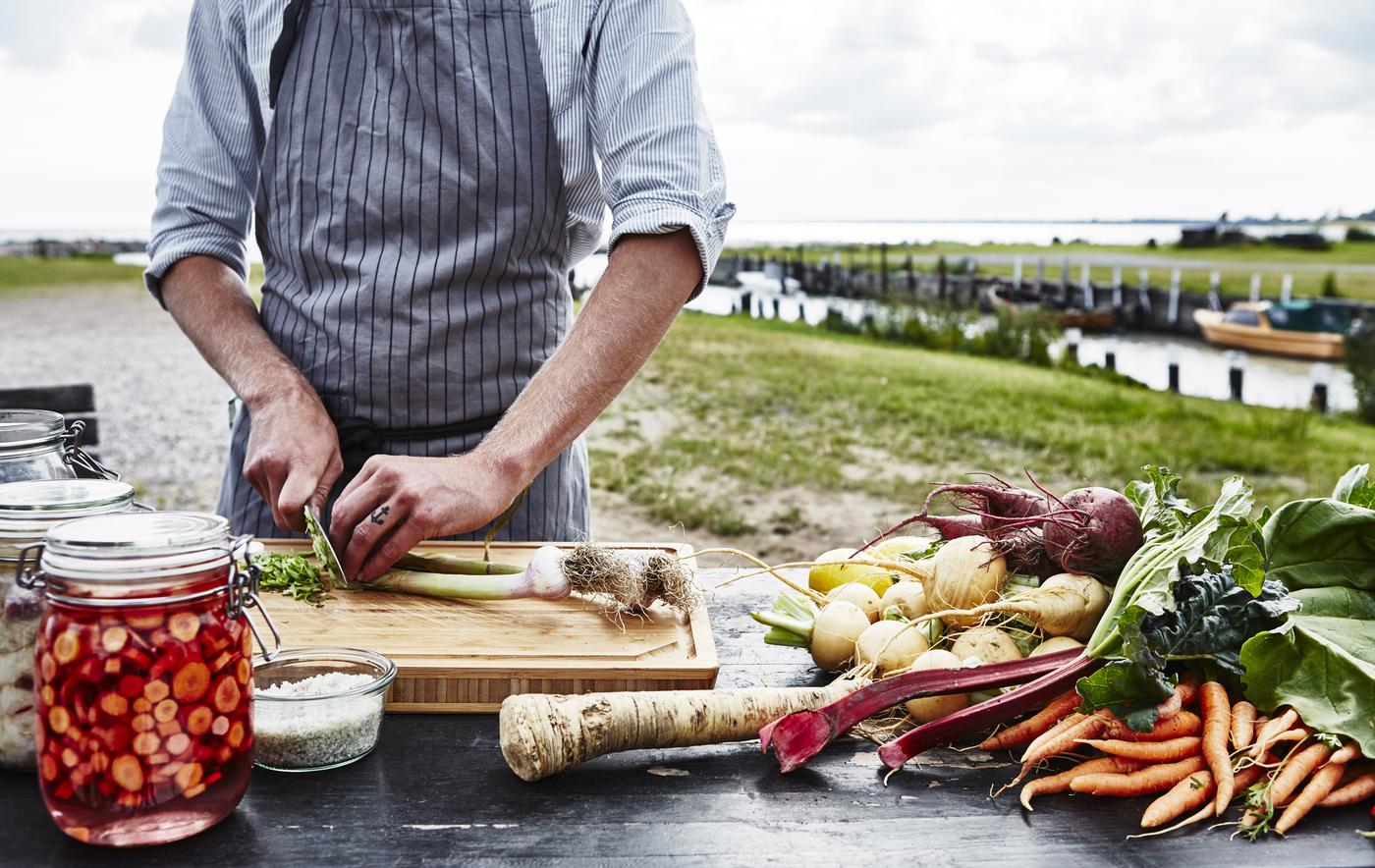 We’re learning how to pickle and preserve food from chef Martin Sjöstrand.