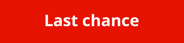 White Last change in red background