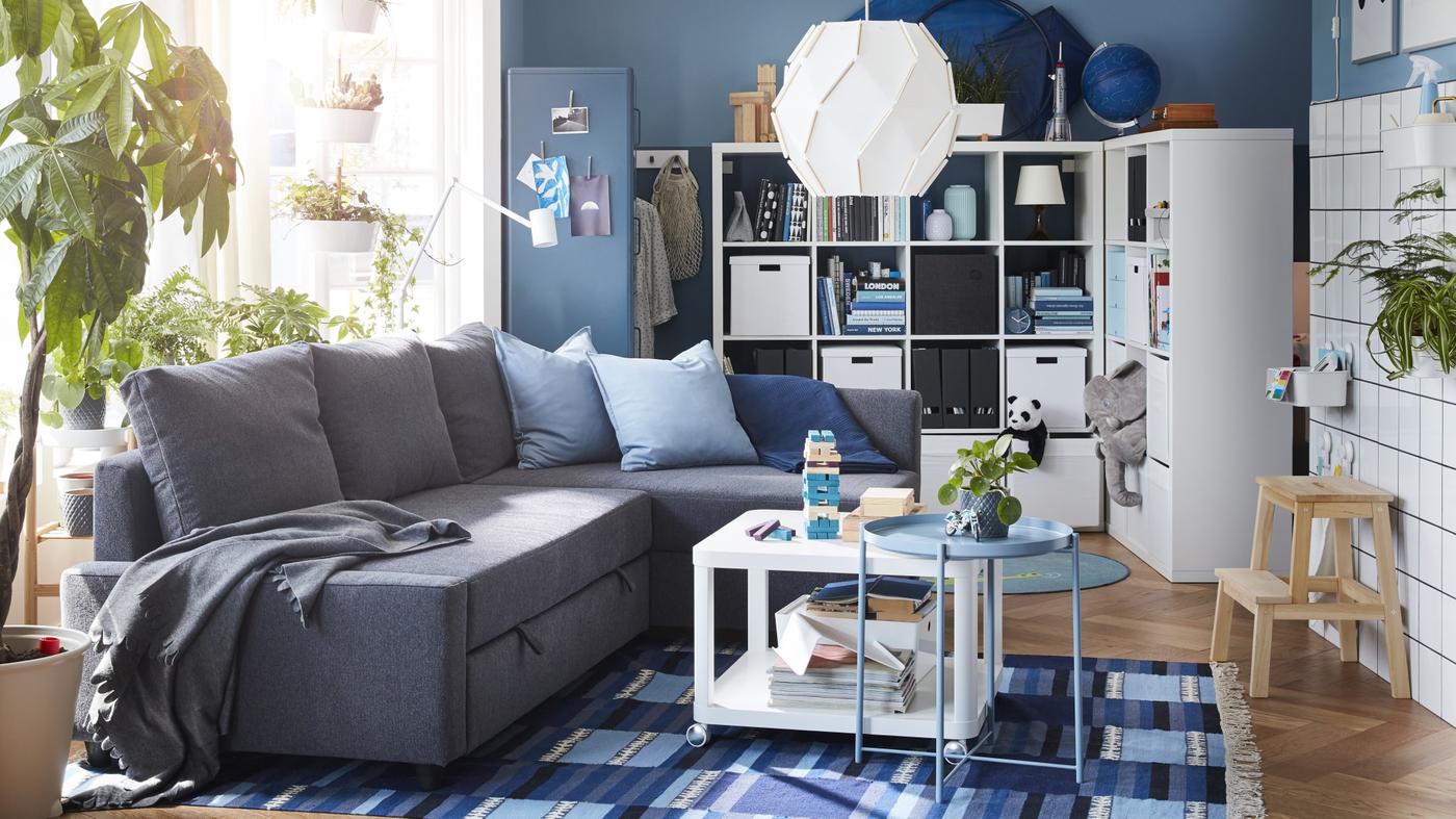 white sofa table