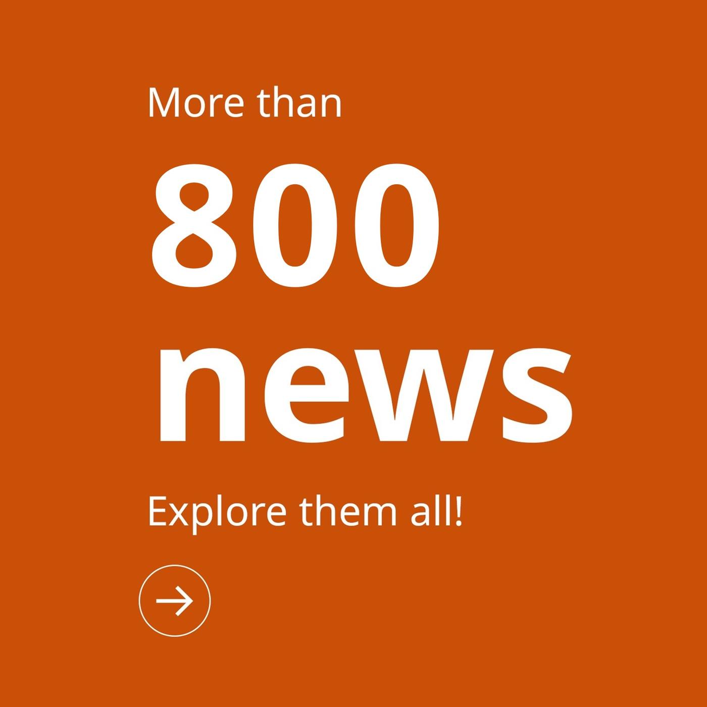 White text on an orange background says: Seasonal news.
