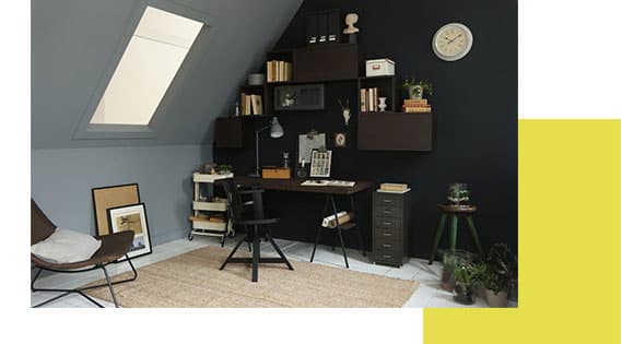 Workspace in the attic