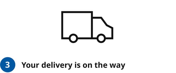 Your delivery is on the way