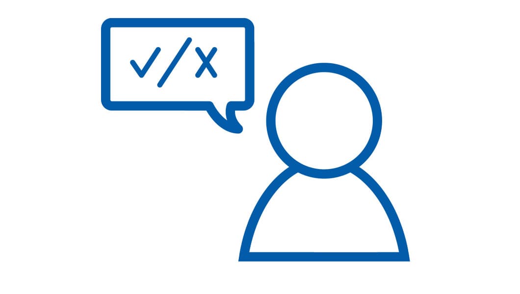 Your opinion counts icon