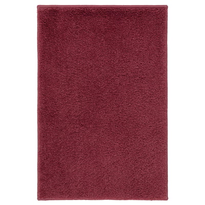 BACKMÅRA Bath mat, deep red, 40x60 cm