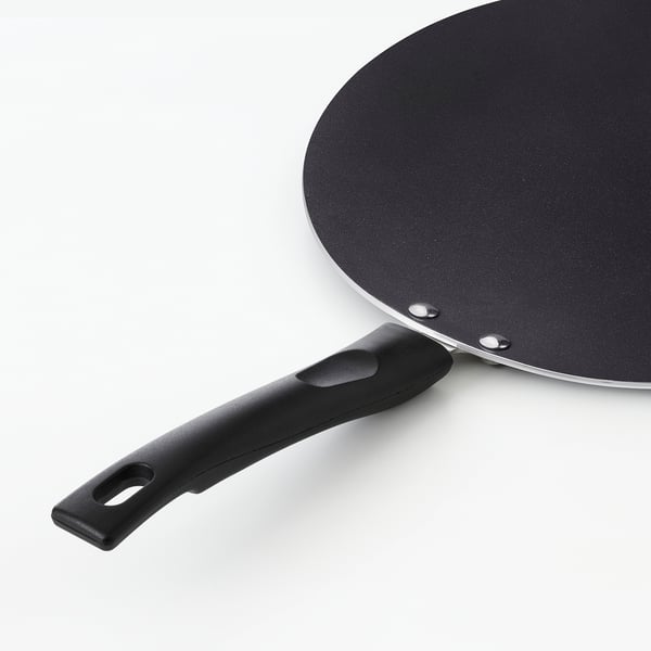 Image depicts a high-quality frying pan with a black handle and non-stick surface.