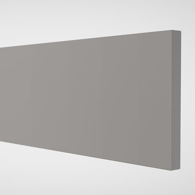 Sleek, grey rectangular panel with smooth surface, part of IKEAs ENHET series, showcasing modern design and quality.