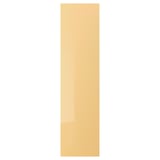 A high-gloss, natural-colored door with a simple design, perfect for any room.