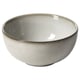 GLADELIG bowl, sand-colored, ceramic. Rounded shape. Reactive glaze finish. Elegant, casual design.