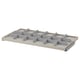 KOMPLEMENT pull-out drawer organiser, beige & grey, multiple compartments, soft-close.