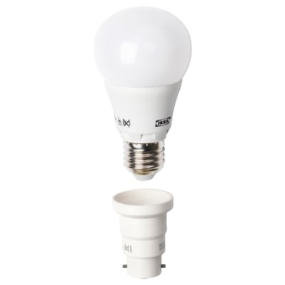 KOPPLA adapter converts b22 to e27 socket, 220-240v.