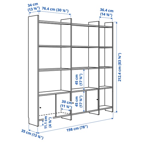 Illustration with measurements for the product: LÅDMAKARE.