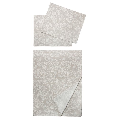 NAPELTYNNE Flat sheet and 2 pillowcase, 240x260/50x80 cm