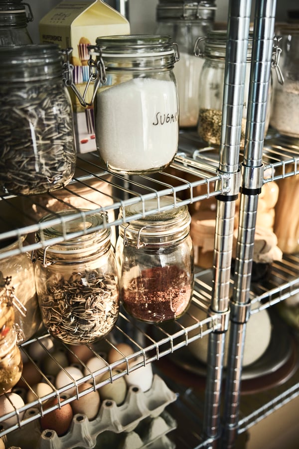 OMAR 2 shelf sections, 140x36x181 cm