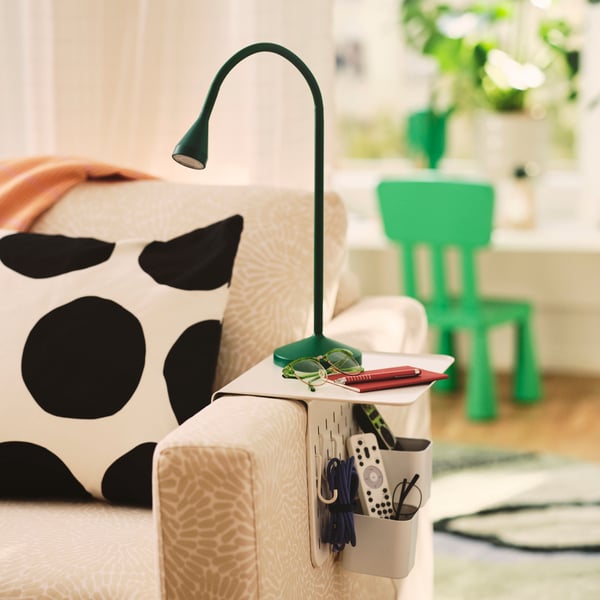 SALTSJÖBADEN 3-seat sofa, Vittangi light beige/white