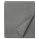 Folded grey ULLVIDE bed sheet, featuring a smooth texture and clean hem.
