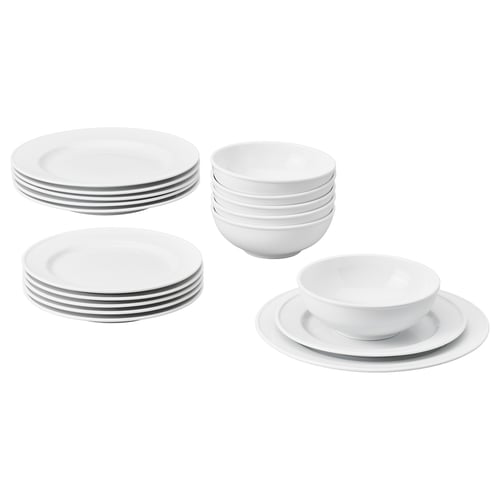 VARDAGEN 18-piece service, white