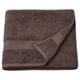 Brown VITBACKEN bath towel, folded, 100% cotton, solid colour, thick terry texture.