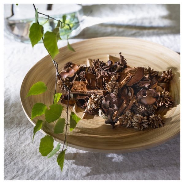 ADLAD ورد مجفف معطر, الغابة الاسكندنافية/أبيض, 90 غم