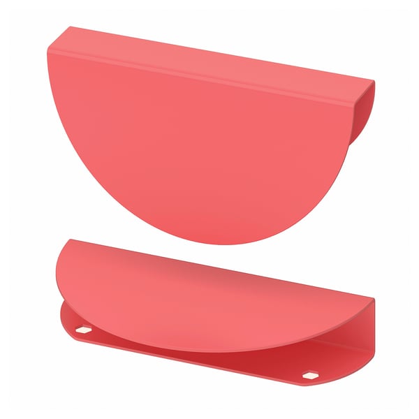 BEGRIPA يد, أحمر فاتح/نصف-دائرة, 130 مم