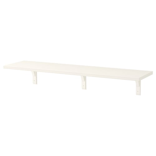 BERGSHULT / RAMSHULT رف حائط, أبيض, 120x30 سم