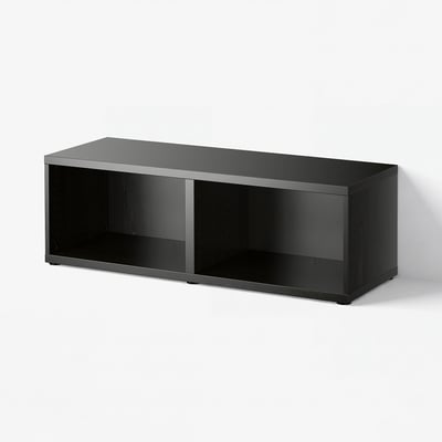 BESTÅ هيكل, أسود-بني, ‎120x40x38 سم‏