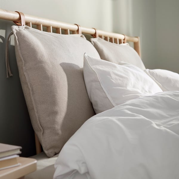 BJÖRKSNÄS هيكل سرير, بتولا/قشرة البتولا/Luröy, 180x200 سم