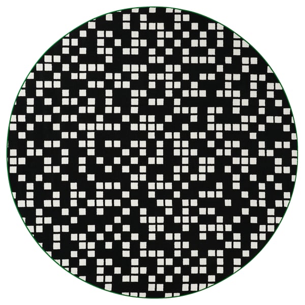 BRÄNNBOLL سجادة ألعاب, أسود, 195 سم