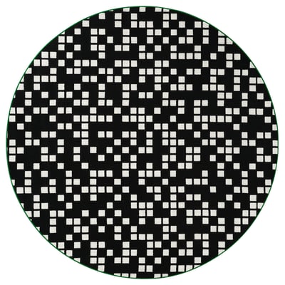 BRÄNNBOLL سجادة ألعاب, أسود, 195 سم