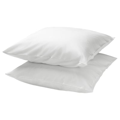 DVALA غطاء مخدة, أبيض, ‎65x65 سم‏