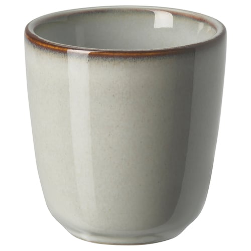 GLADELIG كوب إسبريسو, رمادي, 10 سل