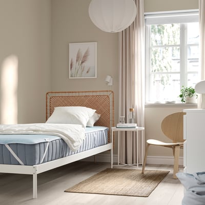 HÅRGINST واقي مرتبة, أزرق فاتح, ‎90x200 سم‏