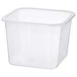 IKEA 365+ حافظة طعام, مربّع/بلاستيك, 1.4 ل