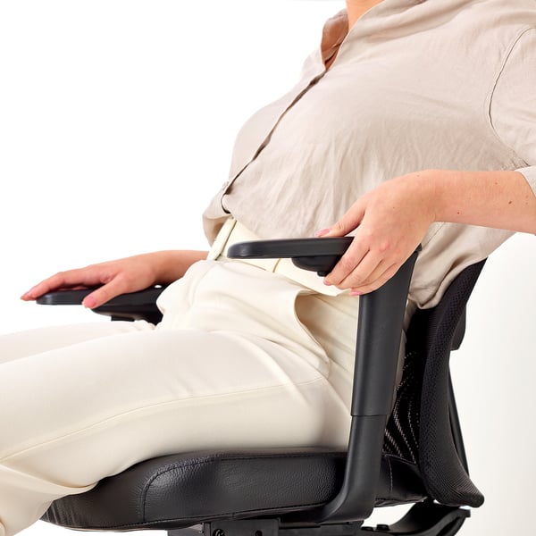 JÄRVFJÄLLET كرسي مكتب بمساند ذراعين, Glose أسود