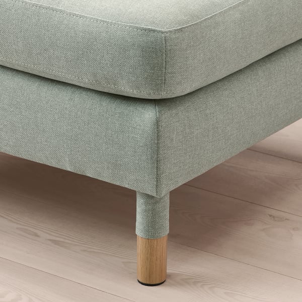 LANDSKRONA مسند قدم, Gunnared أخضر فاتح/خشبي