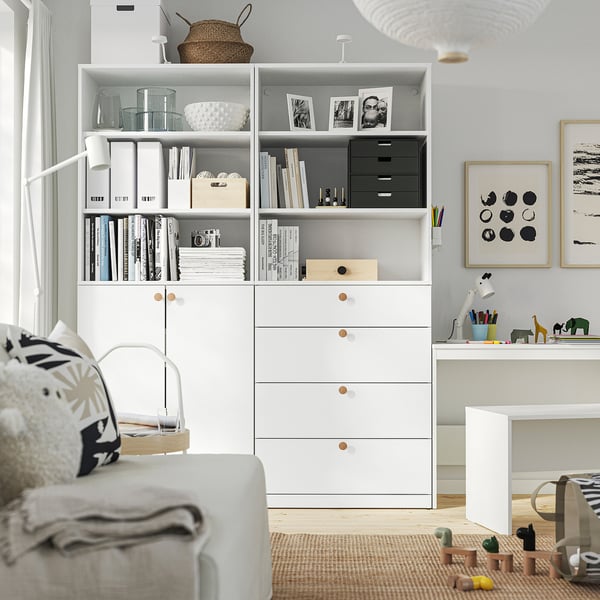 LASTARE طاولة, أبيض, 100x42x74 سم