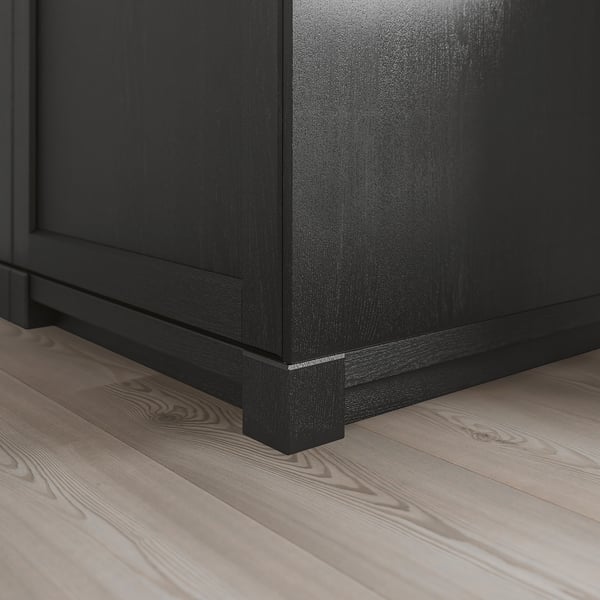LERHYTTAN رجل زاوية لقاعدة, أسود, 8 سم