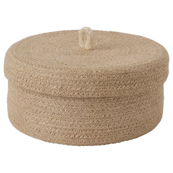 LJUNGAN سلة بغطاء, 20x10 سم