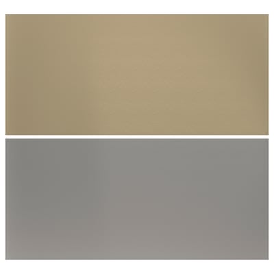 LYSEKIL لوح حائط, ثنائي الجانب. ستينلس ستيل/نحاس أصفر, ‎119.6x55 سم‏