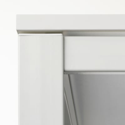 MELLTORP إطار سفلي, أبيض, ‎75x75 سم‏