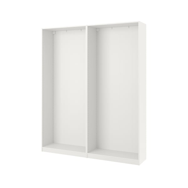 PAX هيكلي دولاب ملابس, أبيض, 200x35x236 سم