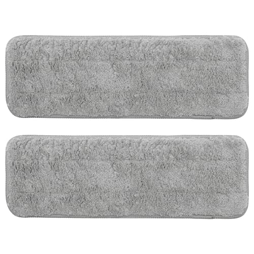PEPPRIG لبادة لممسحة مسطّحة, رمادي, 10x29 سم
