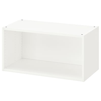 PLATSA هيكل, أبيض, ‎80x40x40 سم‏